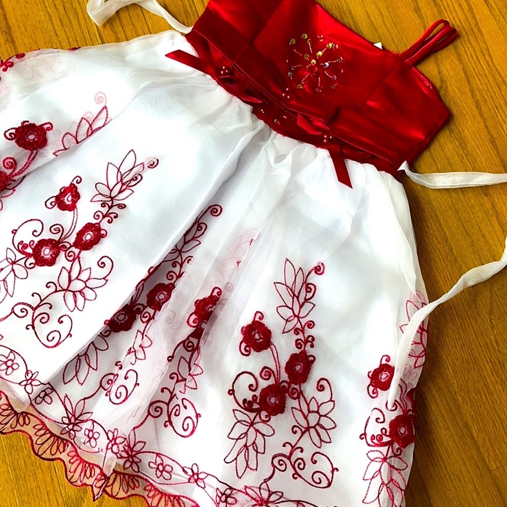 Girls Holiday Dress 4T | Multi Tulle Christmas Dress 4T| Christmas Dres 4T
